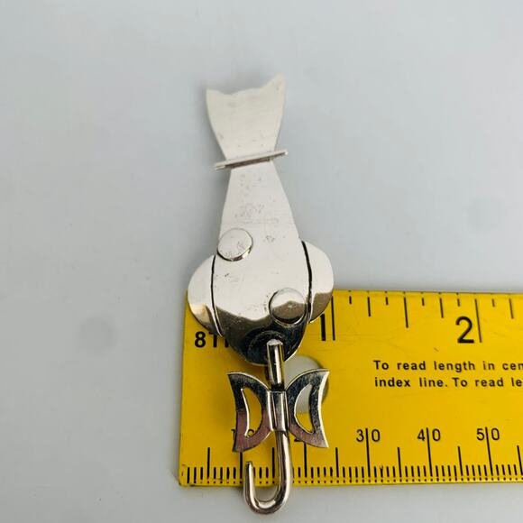 Vintage 925 Cat Brooch - Picture 11 of 11